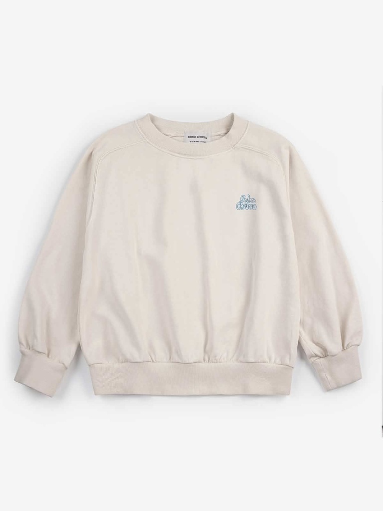 Sweatshirt raglanmouw knit by hand