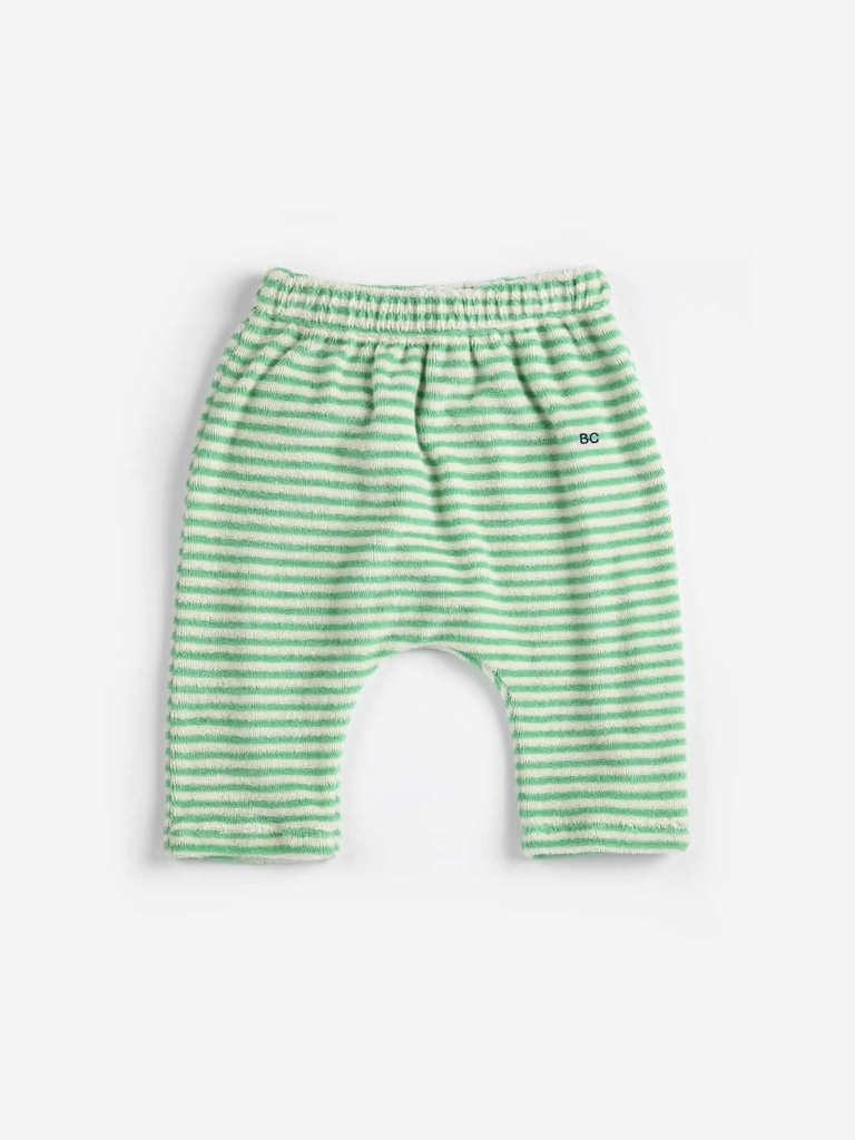 Broek harem knit groene strepen