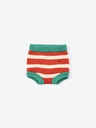 Short gebreid gestreepte culotte
