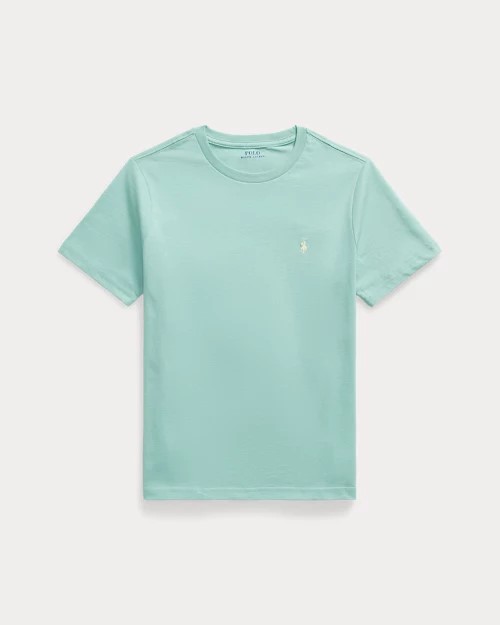 T-shirt met ronde hals - katoenen jersey (8j-16j)