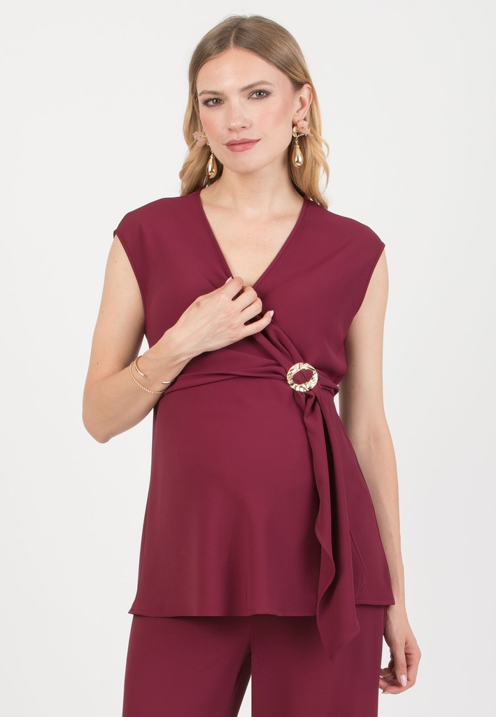 Zwangerschaps- en voedingsblouse Clarissa M - cadì