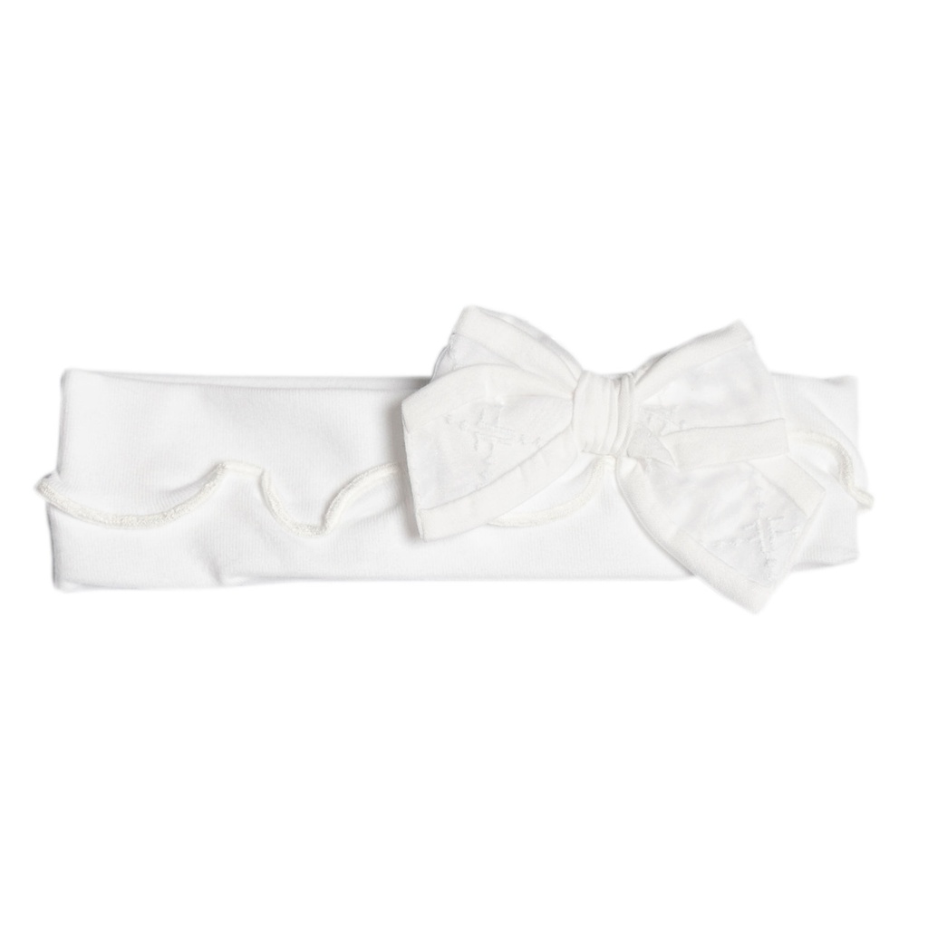 Bandeau xl nœud organza couture
