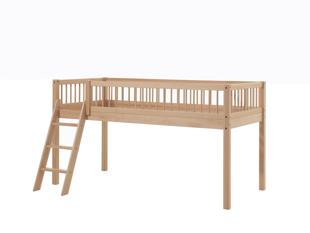 Bed half-high sleeper 90 x 200 cm Forrest