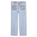 Jeansbroek denim studs straightlook