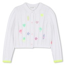 Wollen cardigan gebreid borduurlove