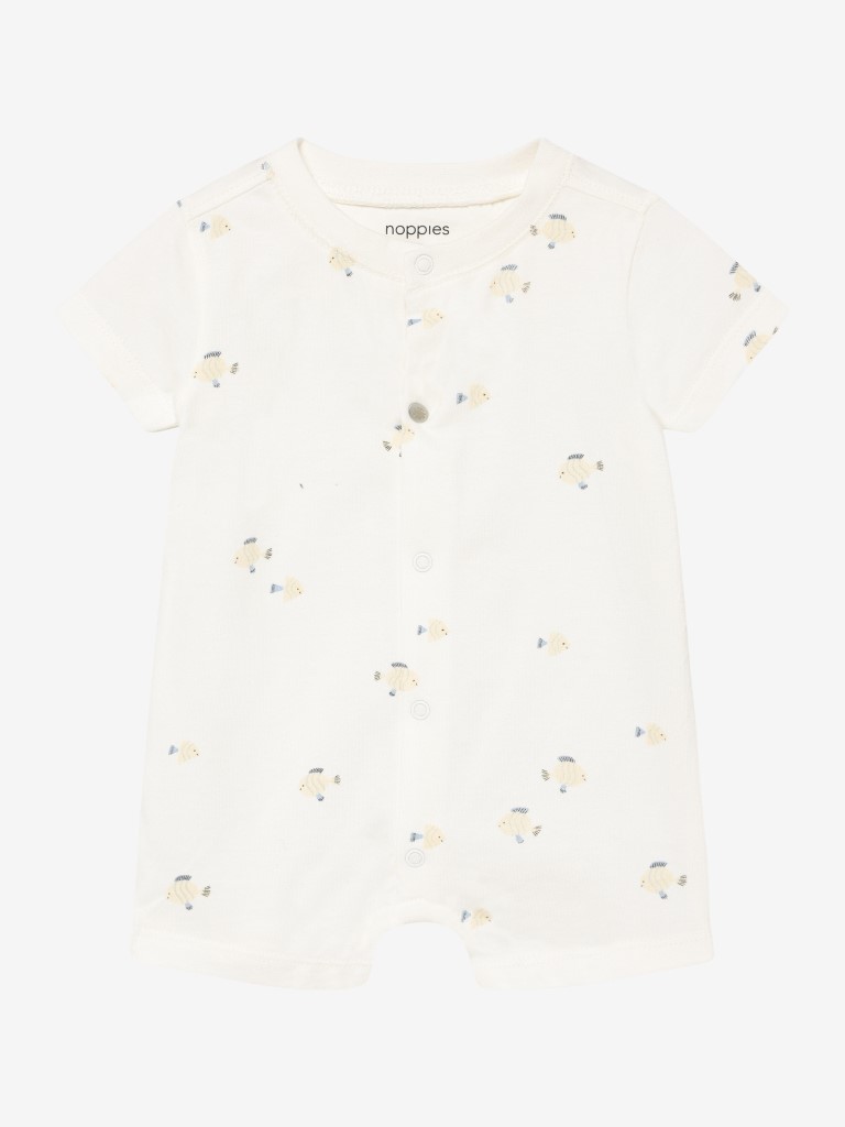 Kruippakje korte mouwen aop summerduck