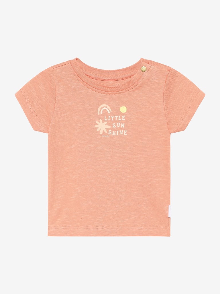 T‑shirt korte mouwen slub funprint