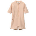 Zwemjumpsuit Max seersucker korte mouwen