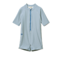 Zwemjumpsuit Max seersucker korte mouwen