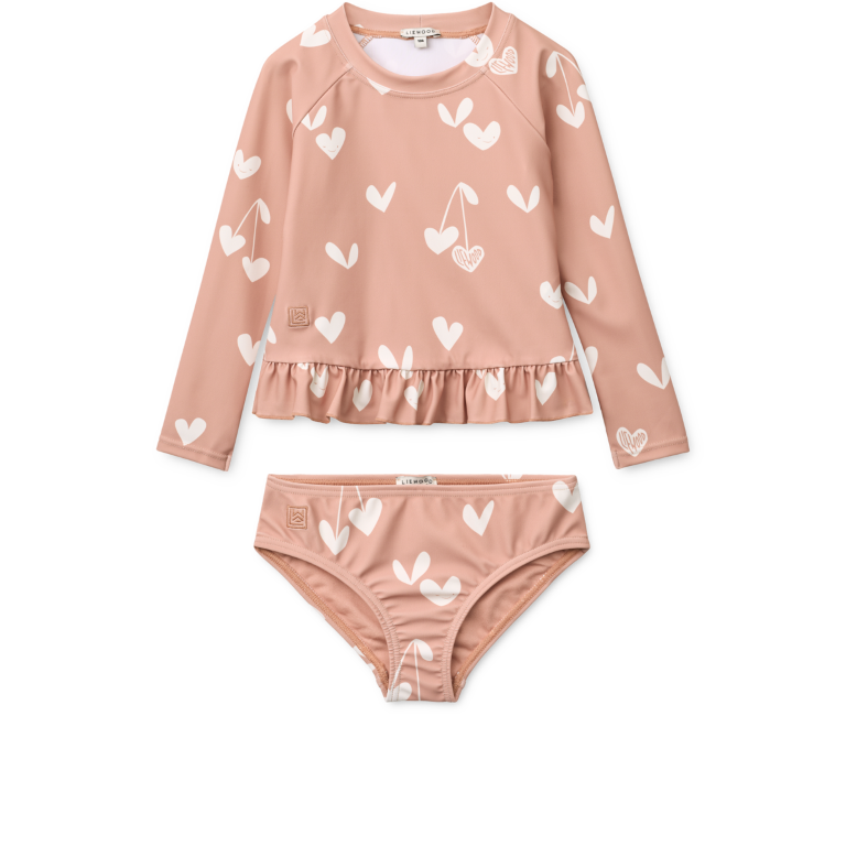 Set with swim shirt and bikini bottom Dagny