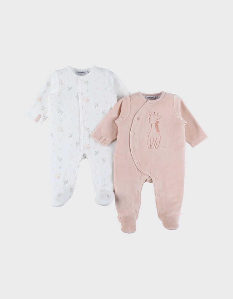 Pyjama giraffe (2 stuks)