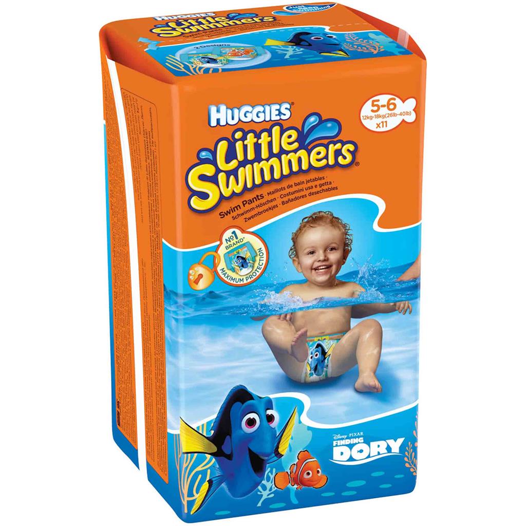 *Zwemluiers (8st) 11-18kg Huggies Little Swimmers