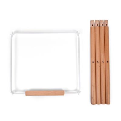 Jeu de jambes longues + repose-pieds Evolu2 naturel 