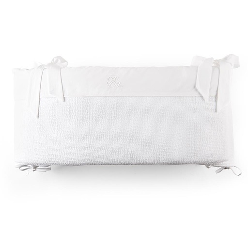 Bed protector 70cm - Waffled (70x70x70cm) H:30cm cotton white