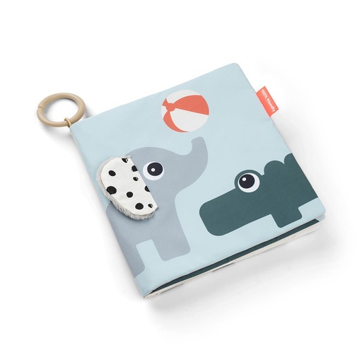 Zacht boekje Tummy time colour mix 