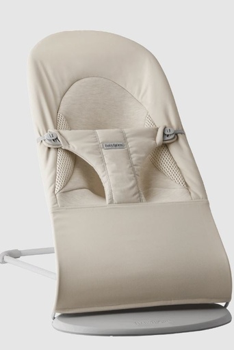 Bouncer balance soft geweven jersey Tri fabric lichtbeige 