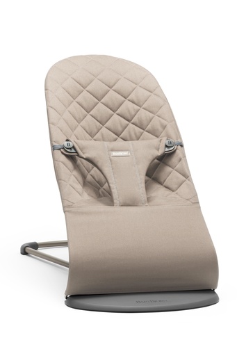 Le bonheur des sauteurs geweven klassieke quilt zandgrijs 