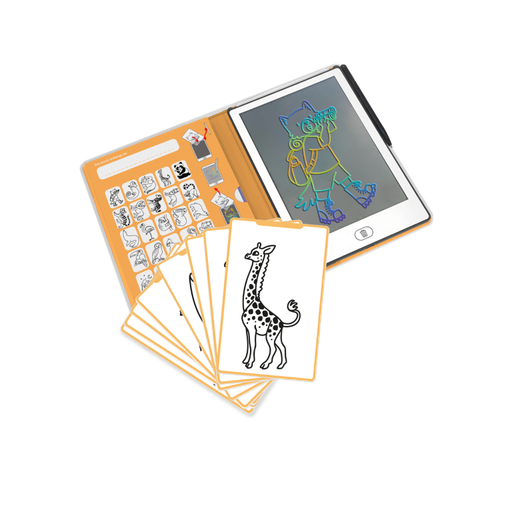 Tekentablet Kidydraw mini 30 dieren 