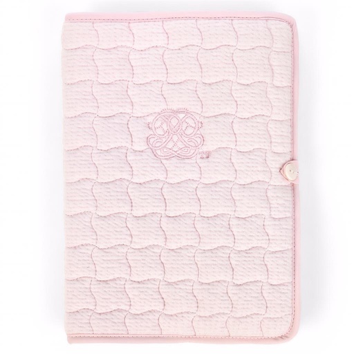 Hoes geboorteboekje  – Gewatteerd Cotton Pink cotton pink 