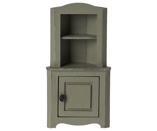 Mini corner cabinet 16cm light green 