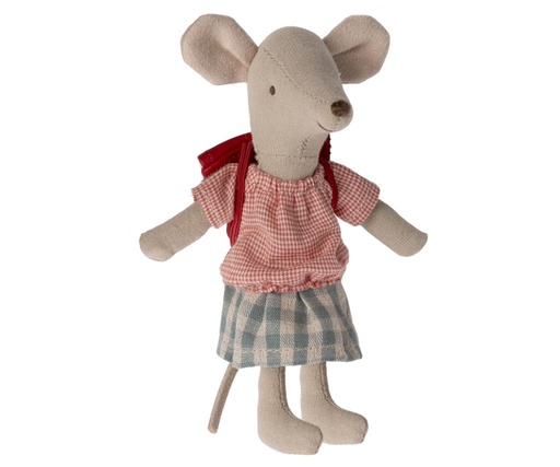 Mini souris pour tricycle grande soeur 13cm red 