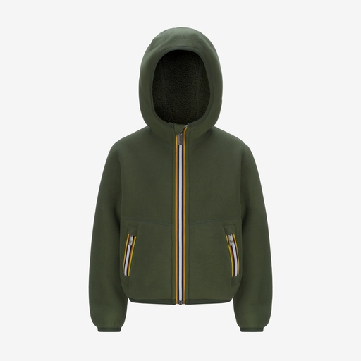 Reversible jacket sherpa polar Green C-green C 