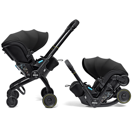 Car seat and baby carriage X nitro black 