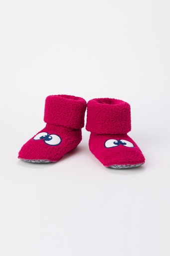 Slippers framboos-rood 