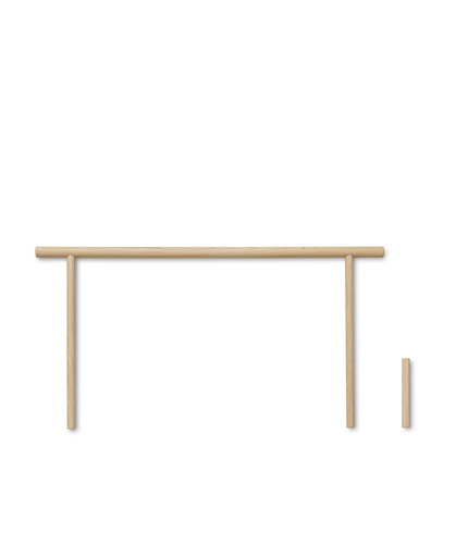Camp oak bed rail