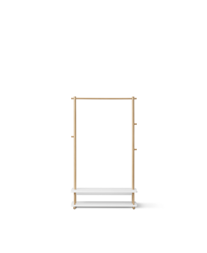 Clothes Rail Camp white - oak 