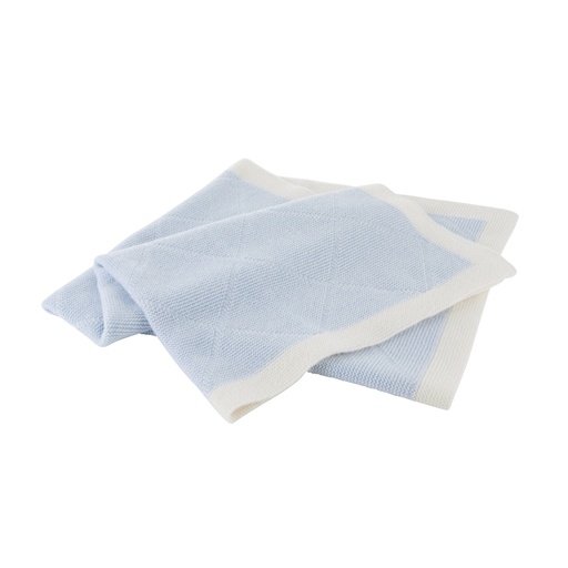 Blanket shawl cashmere lichtblauw 