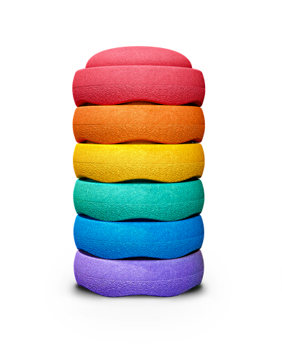 Briques à empiler mini rainbow classic 