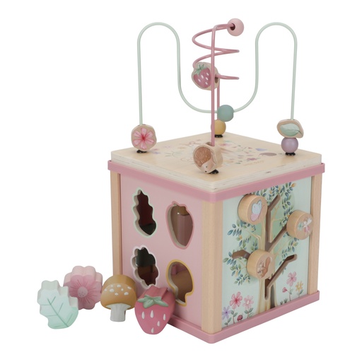 Houten activiteitenkubus fairy garden 