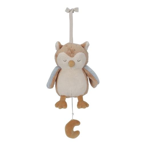 Muziekknuffel uil forest friends 