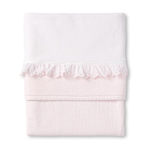 Deken Liz white-pink