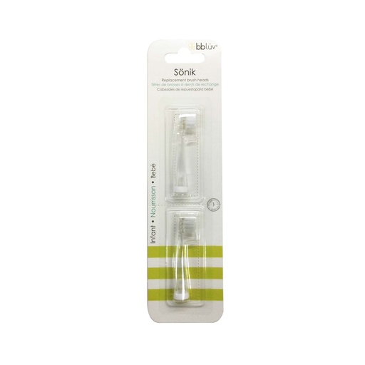 Sonïk - Brush heads for electric toothbrush 0-18 m wit 