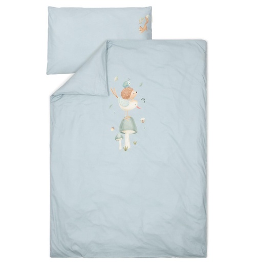 Comforter cover single bed denim blue