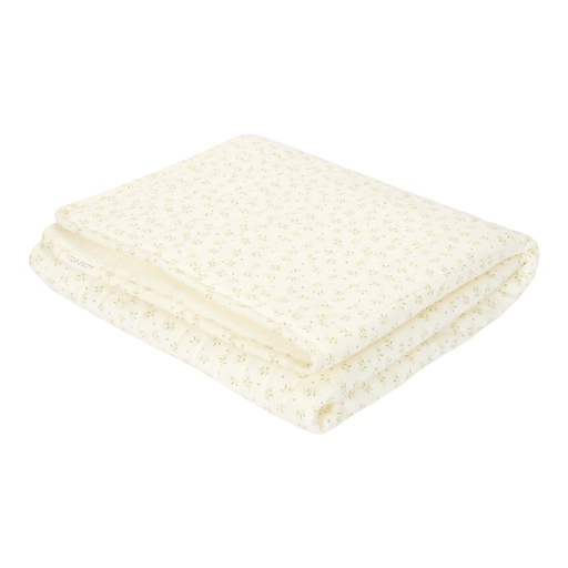 Couverture pour lit de bébé feuilles de myrtille