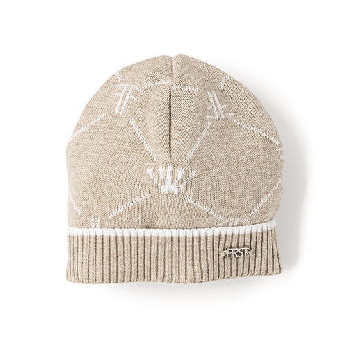 Chapeau Signature blanc-beige
