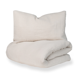 Dons dekbedovertrek met kussensloop (100x135cm) clay 