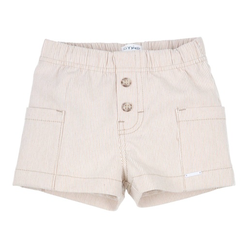 Korte broek Peppo Beige - White