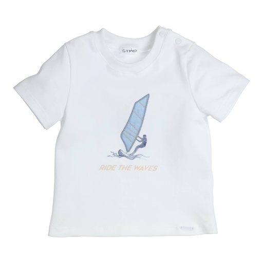 T-shirt planche à voile Aérobic white 