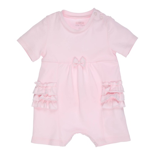 Combinaison chenille Aérobie old rose 