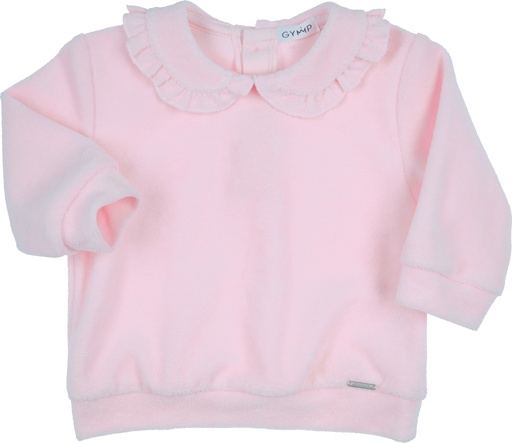 Sweater met kraagje Ido rose