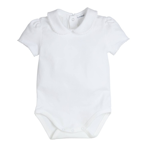 Body met kraagje Aerobic white 