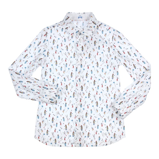 Hemd Golfy white - multi 