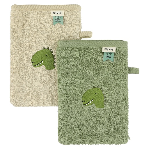 Washcloth - 2 pieces mr. dino 