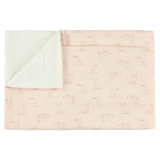 Couverture 75x100cm rosy rabbit 