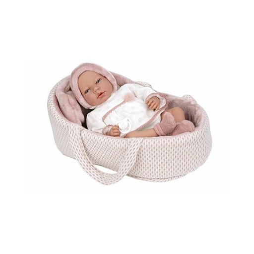 Doll Andie 40 cm with cradle and cry function  