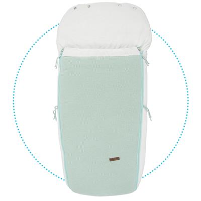 *Voetenzak buggy Classic mint 